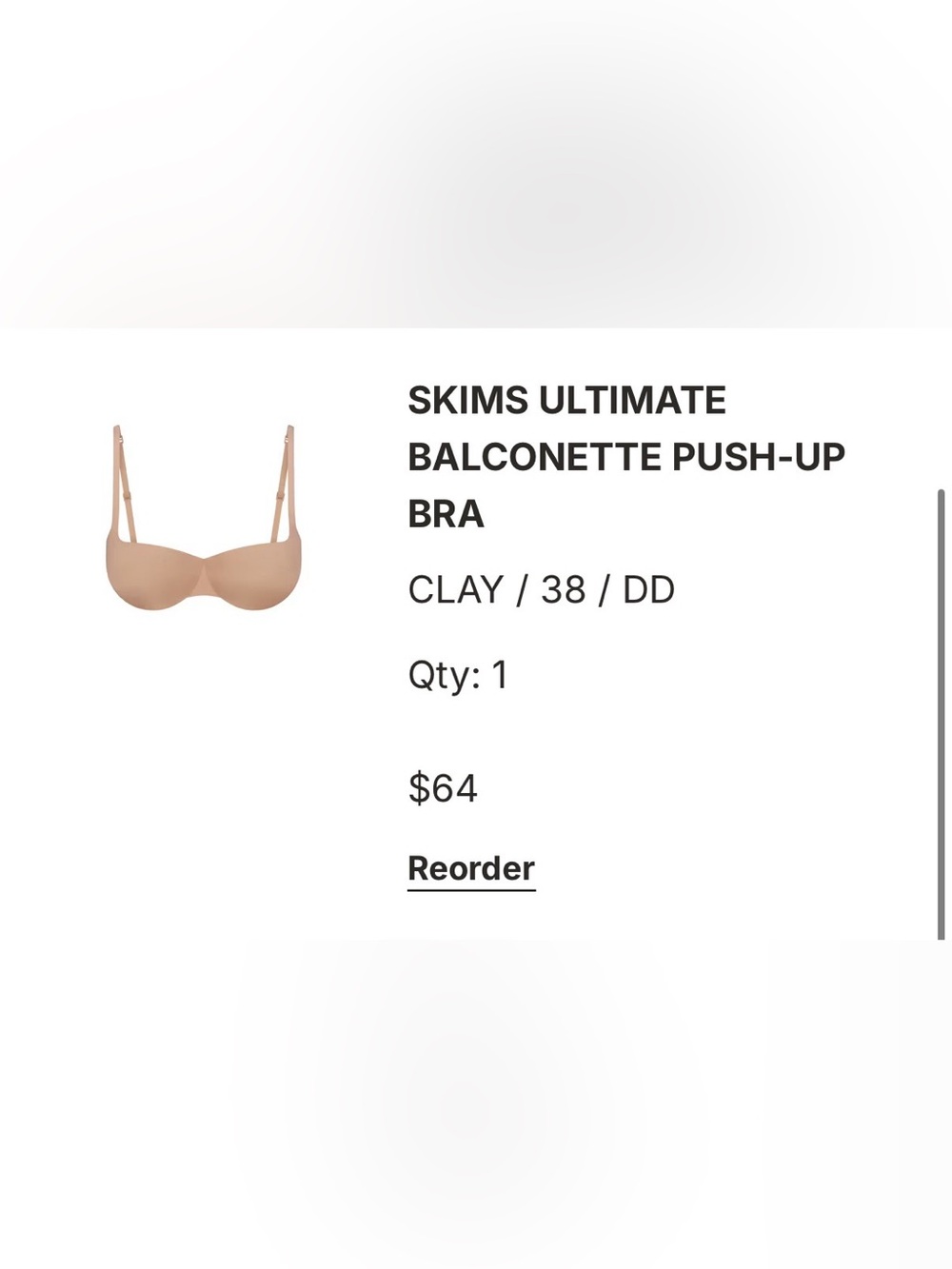 SKIMS Ultimate Balconette Push-Up Bra in Clay/Tan